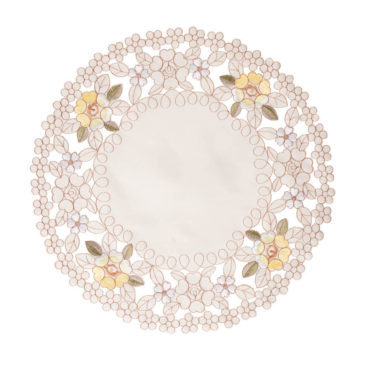 PANORAMA HOGAR - Tapete Redondo 40Cm De Poliester 40Cm