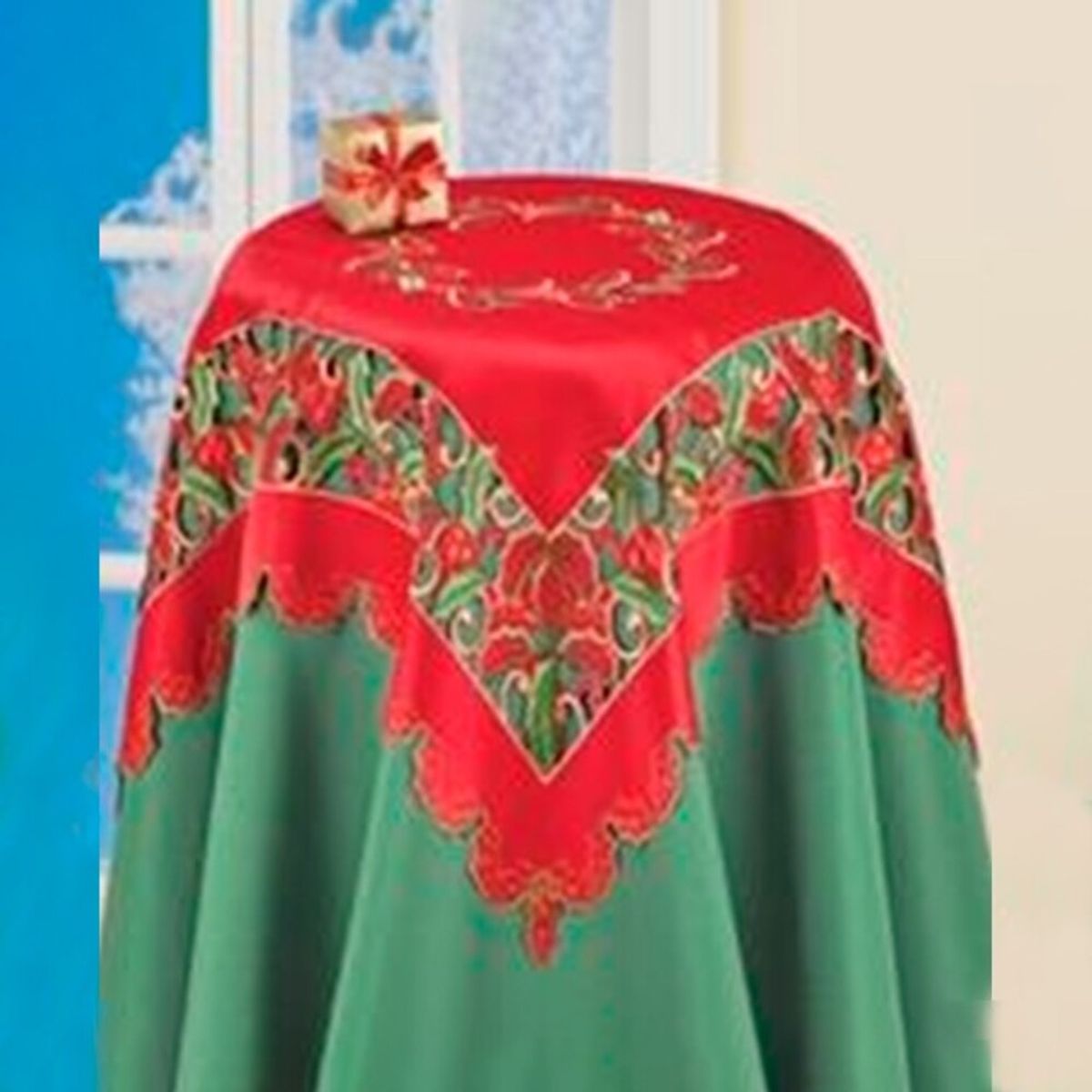 PANORAMA HOGAR - Vestidor Rectangular De Poliester RojoVerde 9144Cm