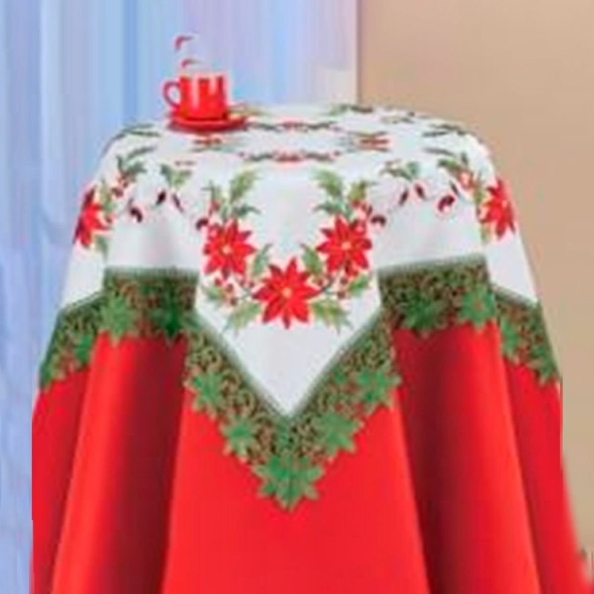 PANORAMA HOGAR - Vestidor Rectangular Navideño De Poliester Multicolor 9144Cm