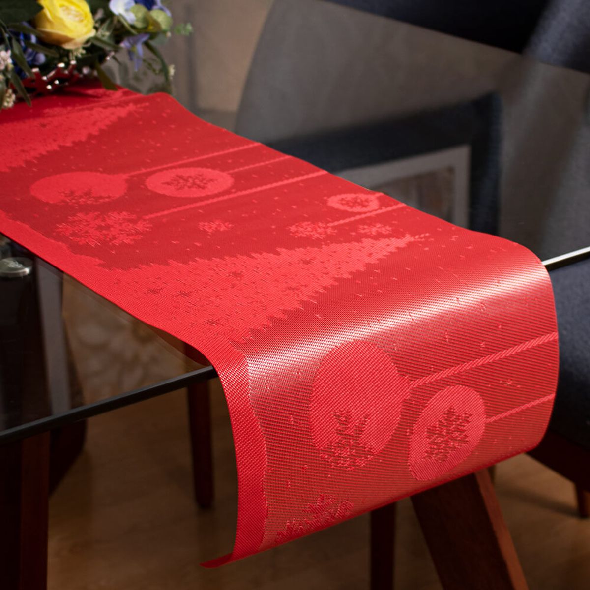 PANORAMA HOGAR - Camino De Pvc Rojo 180Cm