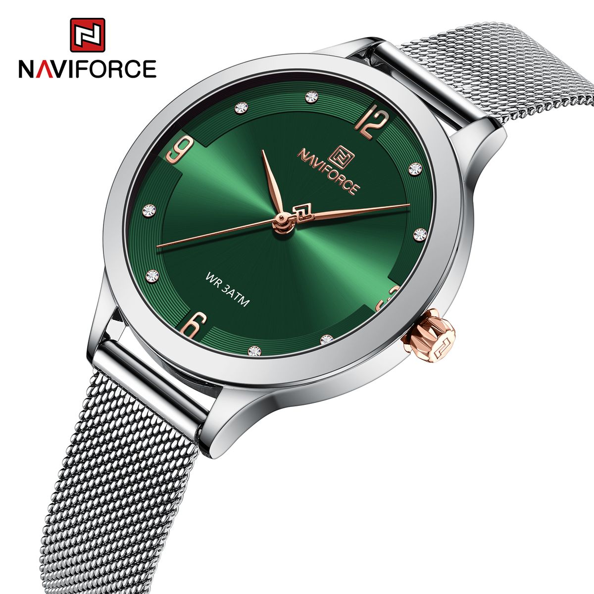 NAVIFORCE - Reloj Naviforce NF5023 Correa Acero Para Dama