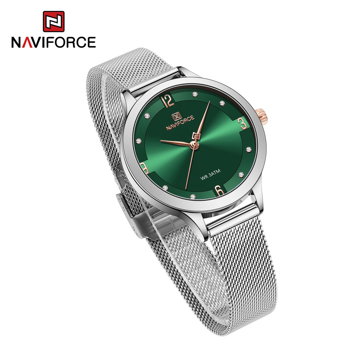 NAVIFORCE - Reloj Naviforce NF5023 Correa Acero Para Dama