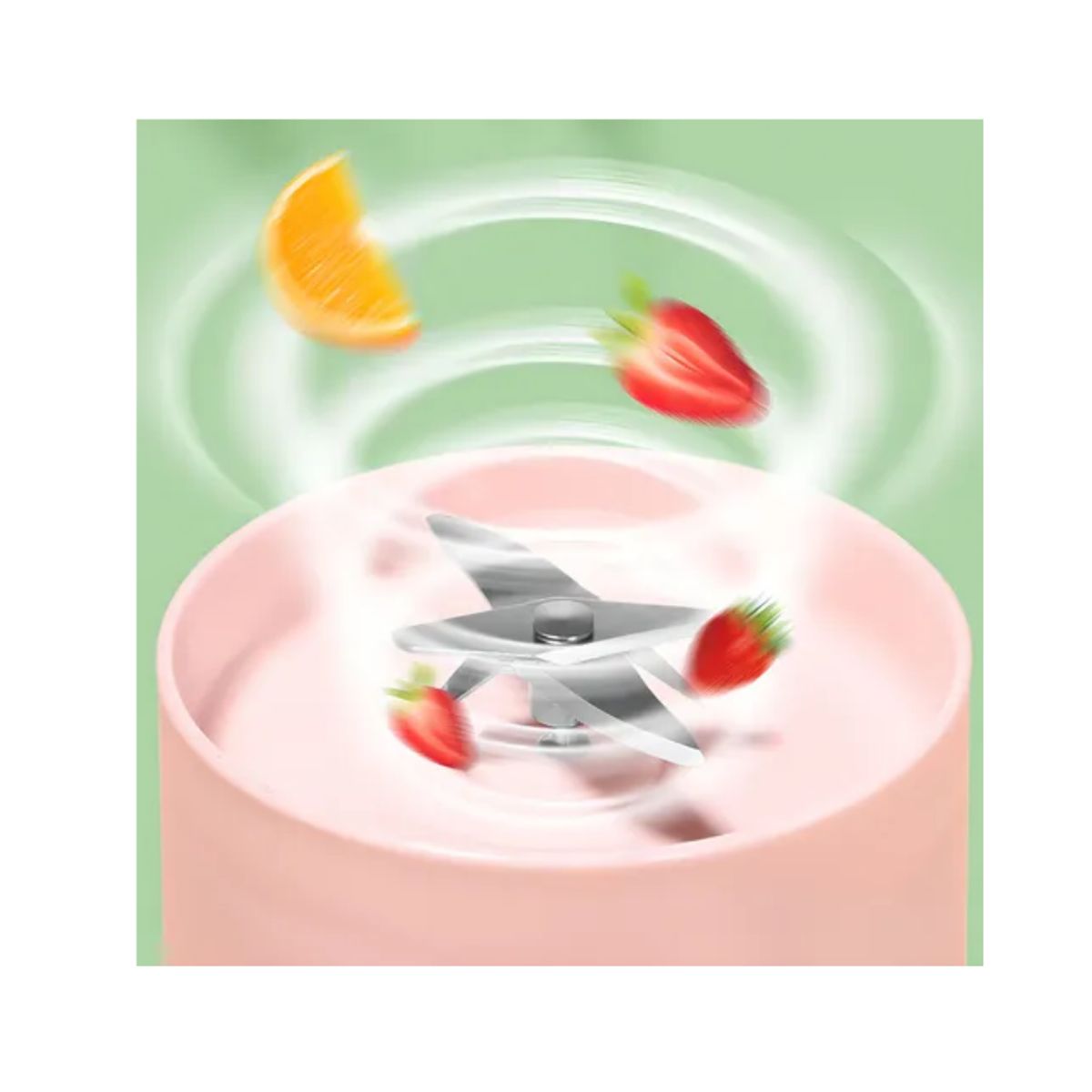 GENERICO - MINI LICUADORA PORTÁTIL RECARGABLE