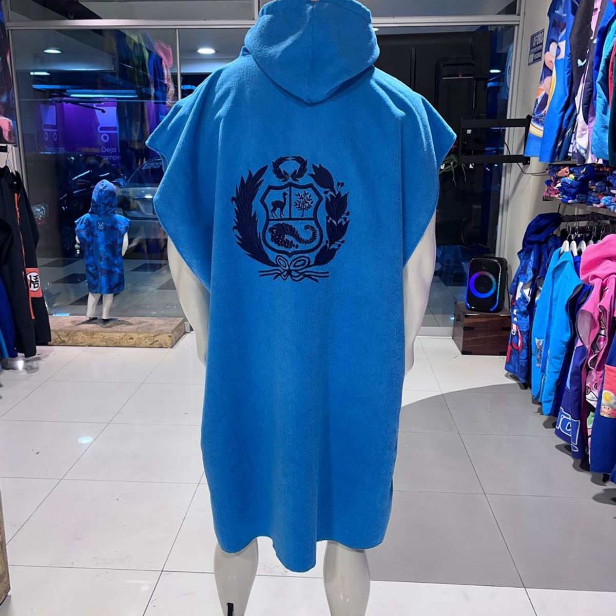 GENERICO - TOALLA CAMBIADOR CORDANO ESCUDO TURQUESA ML ADULTO