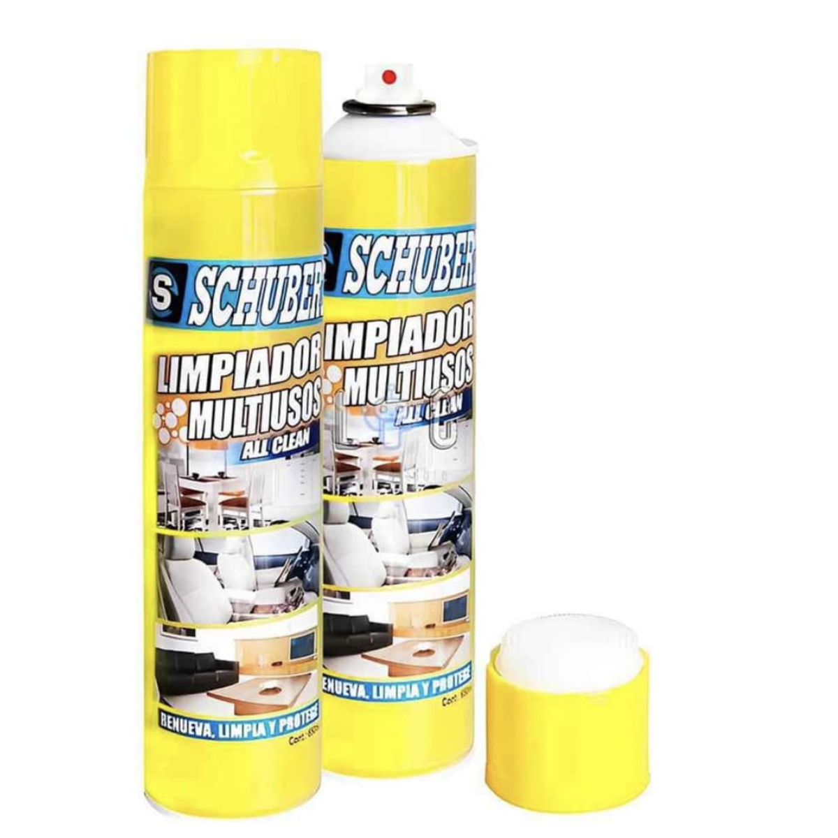 GENERICO - PACK DE 2 ESPUMA MULTIUSO PARA LIMPIEZA