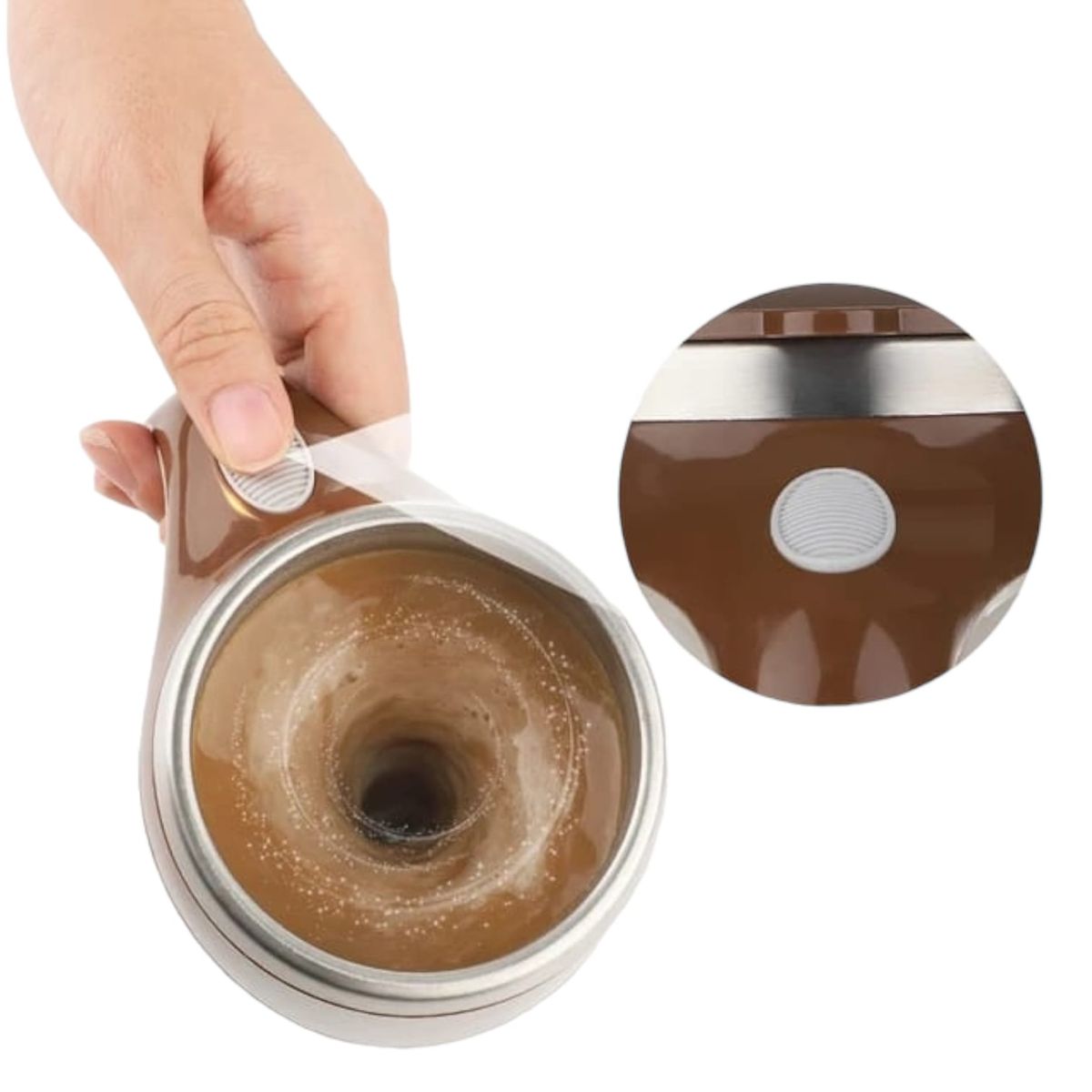 OEM - Taza Con Agitación Automática Recargable Para cafe batido leche