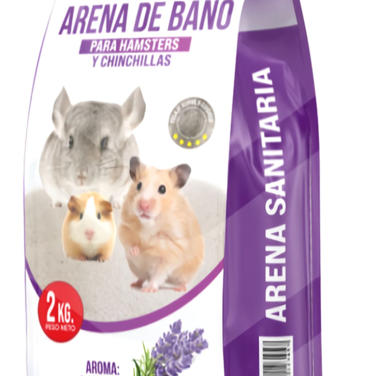 GENERICO - Arena de Bañera Sanitaria para Hamster x 2kg - Manzana