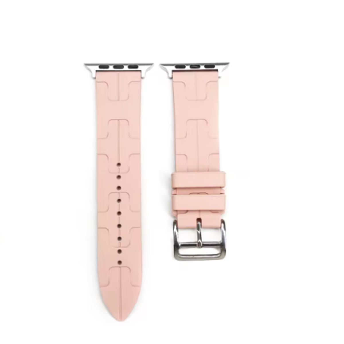 GENERICO - Correa Silicón con Hebilla para Apple Watch 42mm - Rosado