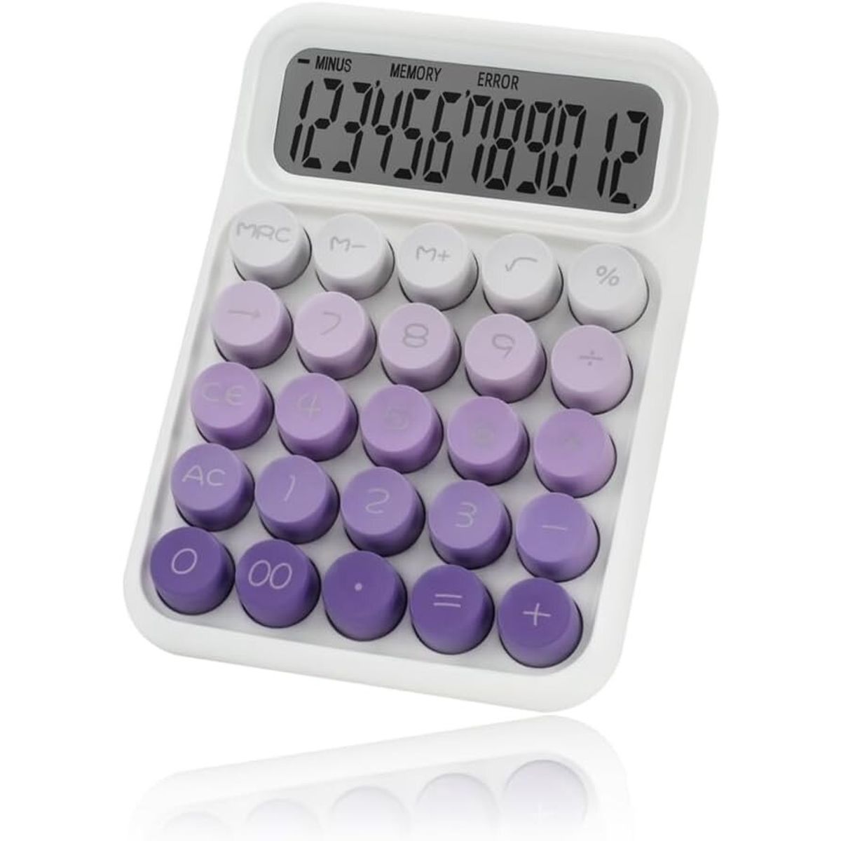 GENERICO - Calculadora Escritorio 12 Dígitos Purple