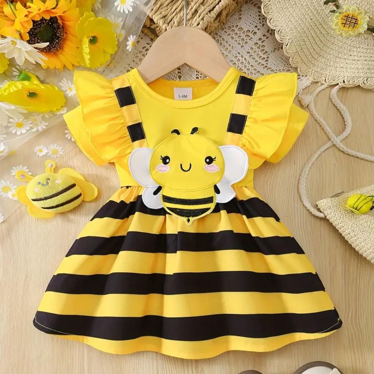 GENERICO - Vestido de Abejita Niña Talla 2