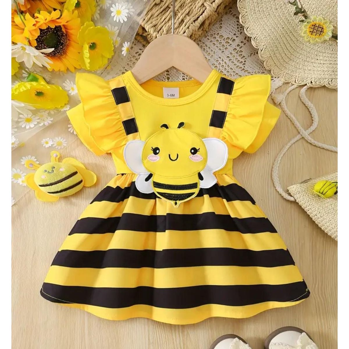 GENERICO - Vestido de Abejita Niña 1 a 2 Años