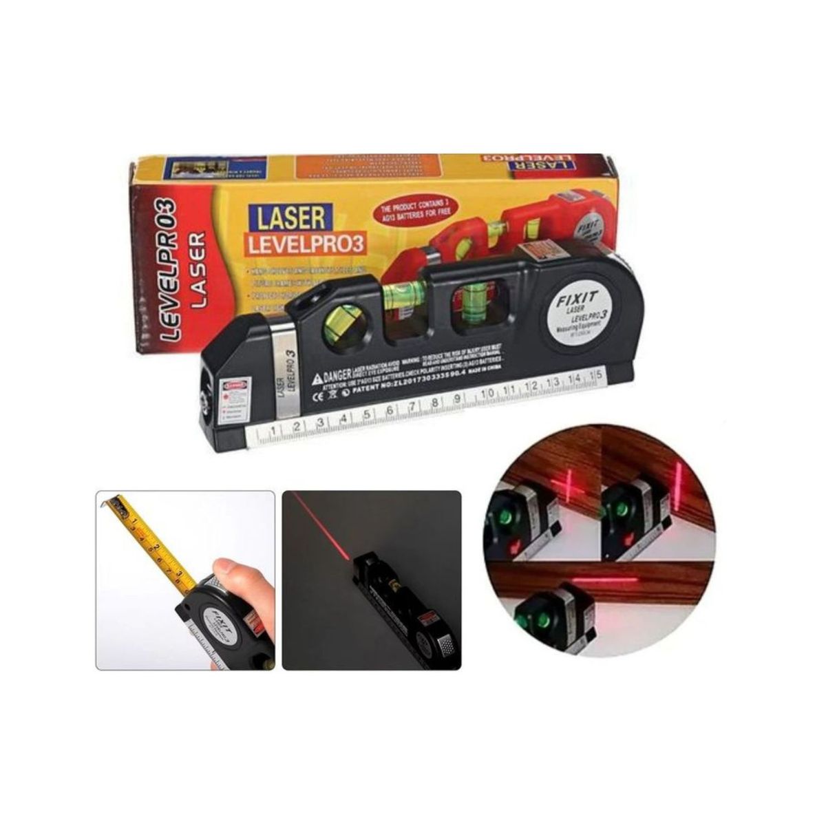 GENERICO - Nivelador de Laser + Alicate Multifuncional Top