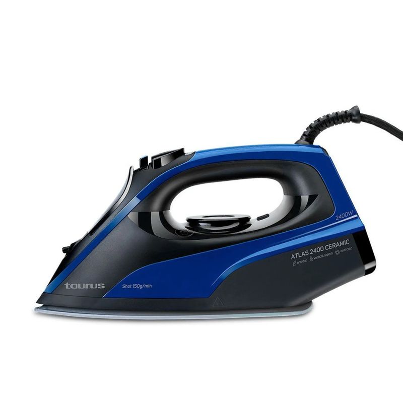 TAURUS - Plancha a Vapor Taurus Base Cerámica ATLAS 2400 Azul