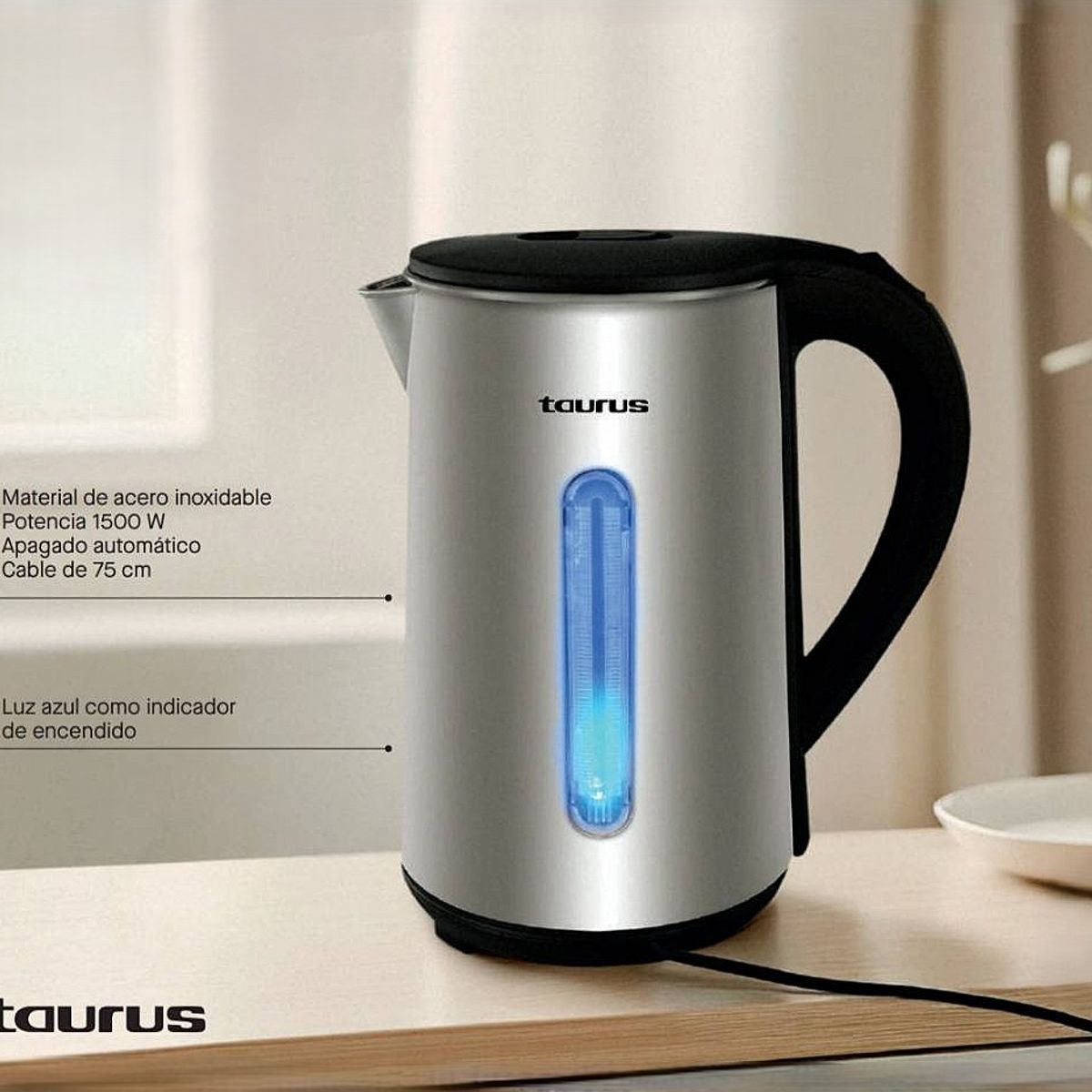 TAURUS - Taurus Hervidor Electrico De 18L Milan Inox