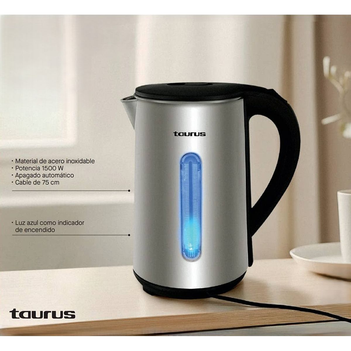 TAURUS - Taurus Hervidor Electrico De 18L Milan Inox