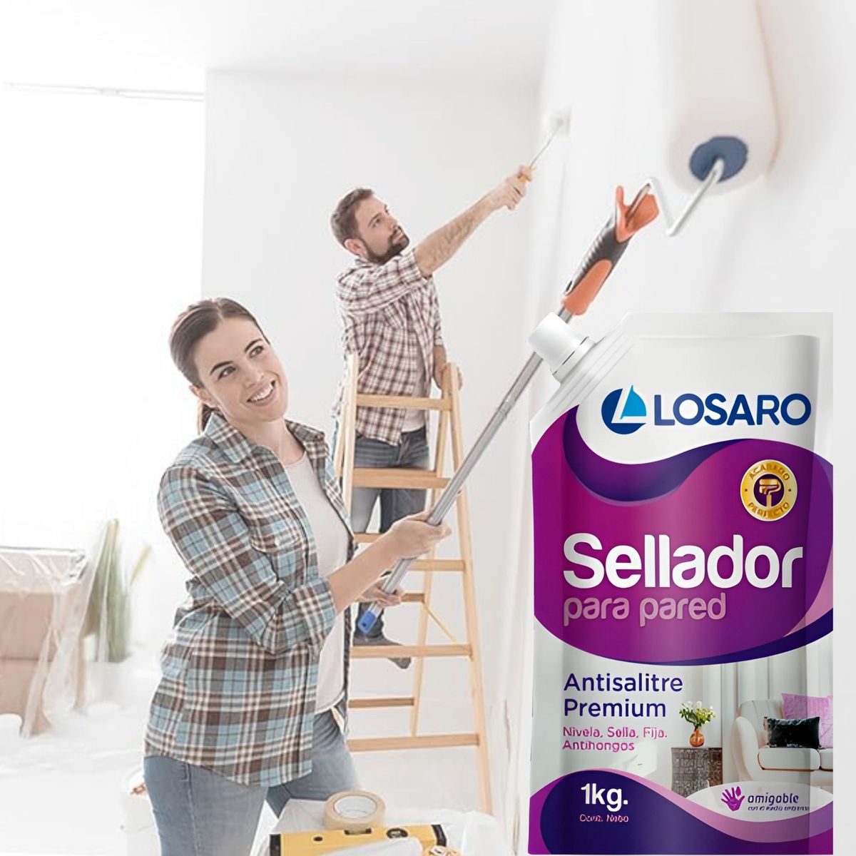 LOSARO - Sellador de muros Doypack 1Kg