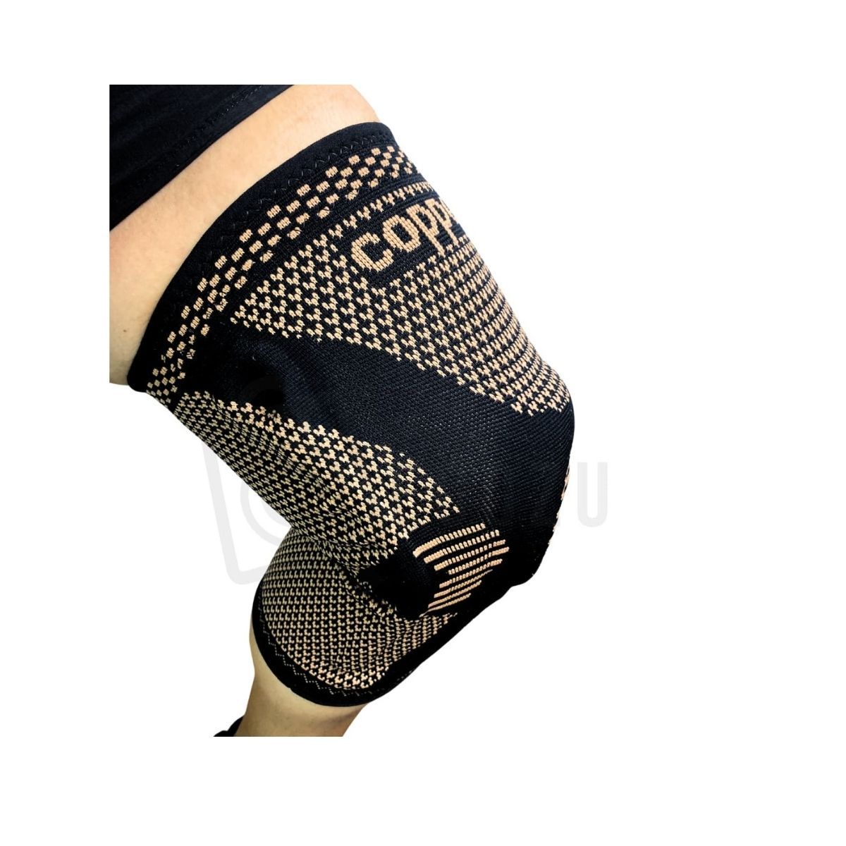 GENERICO - RODILLERA COPPER CON GEL Y VARILLAS LATERALES TALLA L UNIDAD