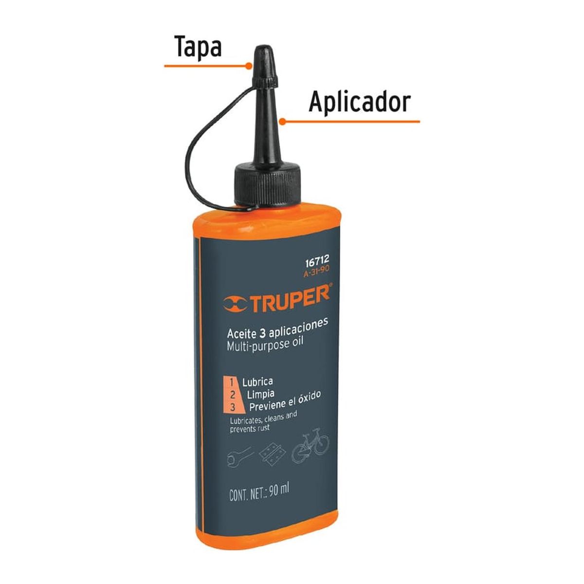 TRUPER - Aceite Multiusos 90 ml Truper