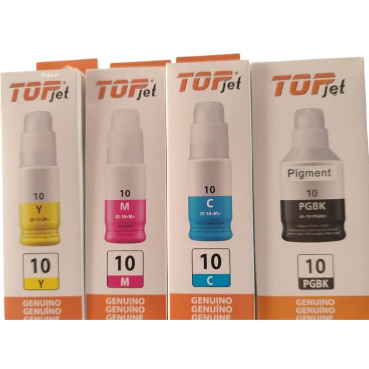 GENERICO - TINTA COMPATIBLE CANON GI-10 4 BOTELLAS GENERICO