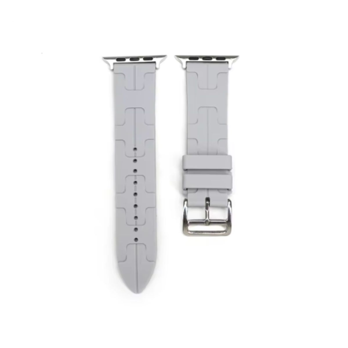 GENERICO - Correa Silicón con Hebilla para Apple Watch 44mm - Gris