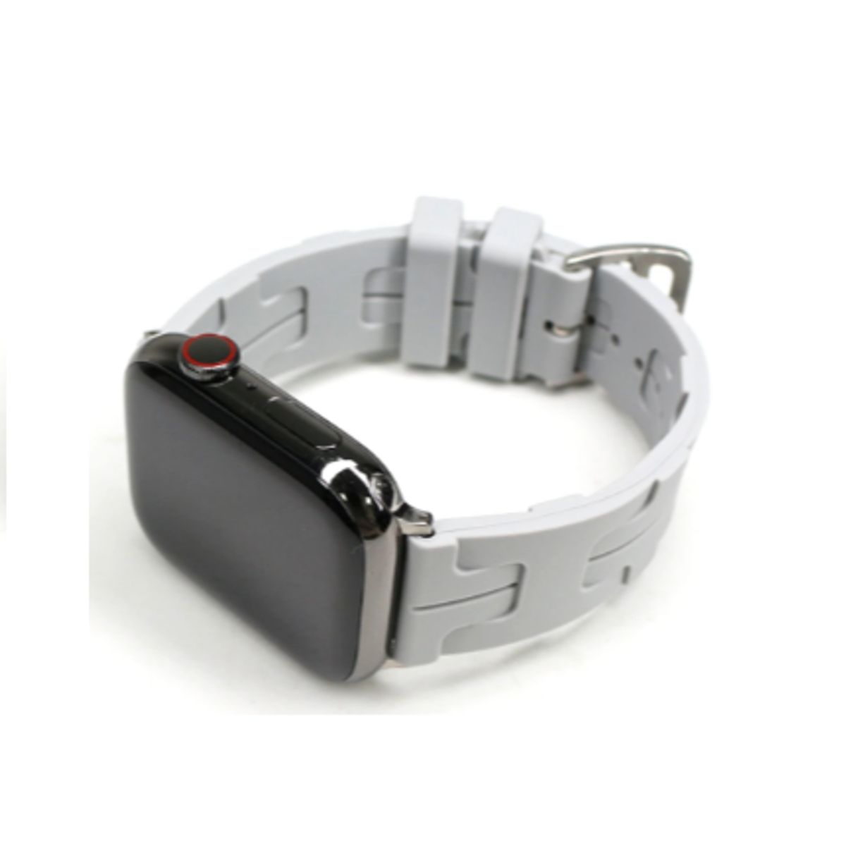 GENERICO - Correa Silicón con Hebilla para Apple Watch 44mm - Gris