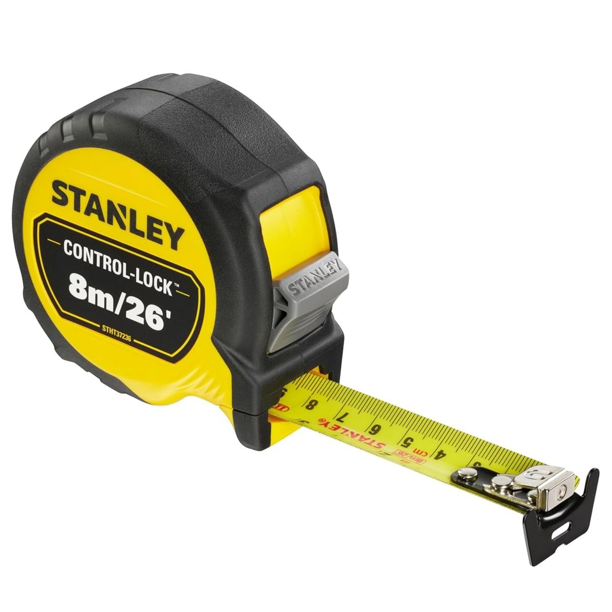 STANLEY - WINCHA MAGNETICA CINTA METRICA CONTROL LOCK 8 MTS STANLEY