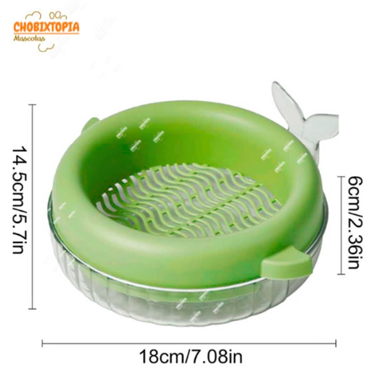 GENERICO - HIERBA GATERA MACETA BALLENITA - PARA GATOS - VERDE OLIVO