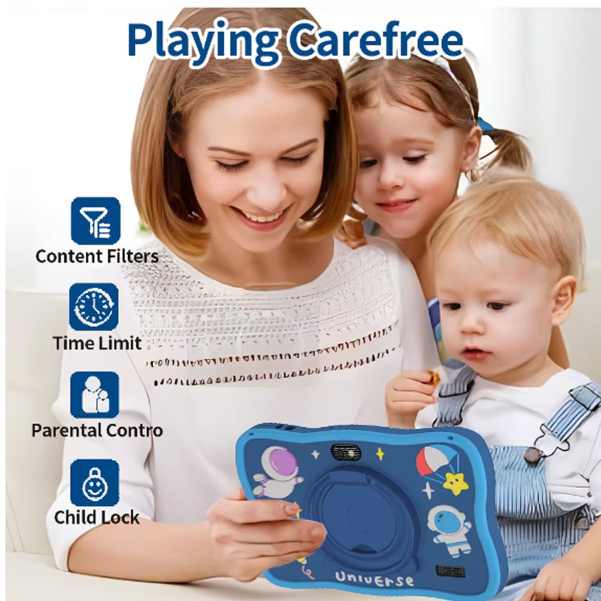 TOUMI - Toumi Tablet Pegasus Para Niños 7 Pulgadas 6g+128g tableta Android12