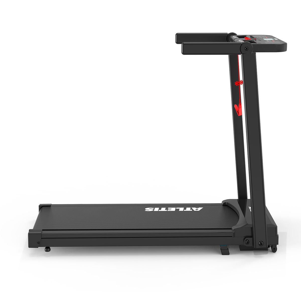 ATLETIS - Trotadora K200 2,5 HP Plegable Negra