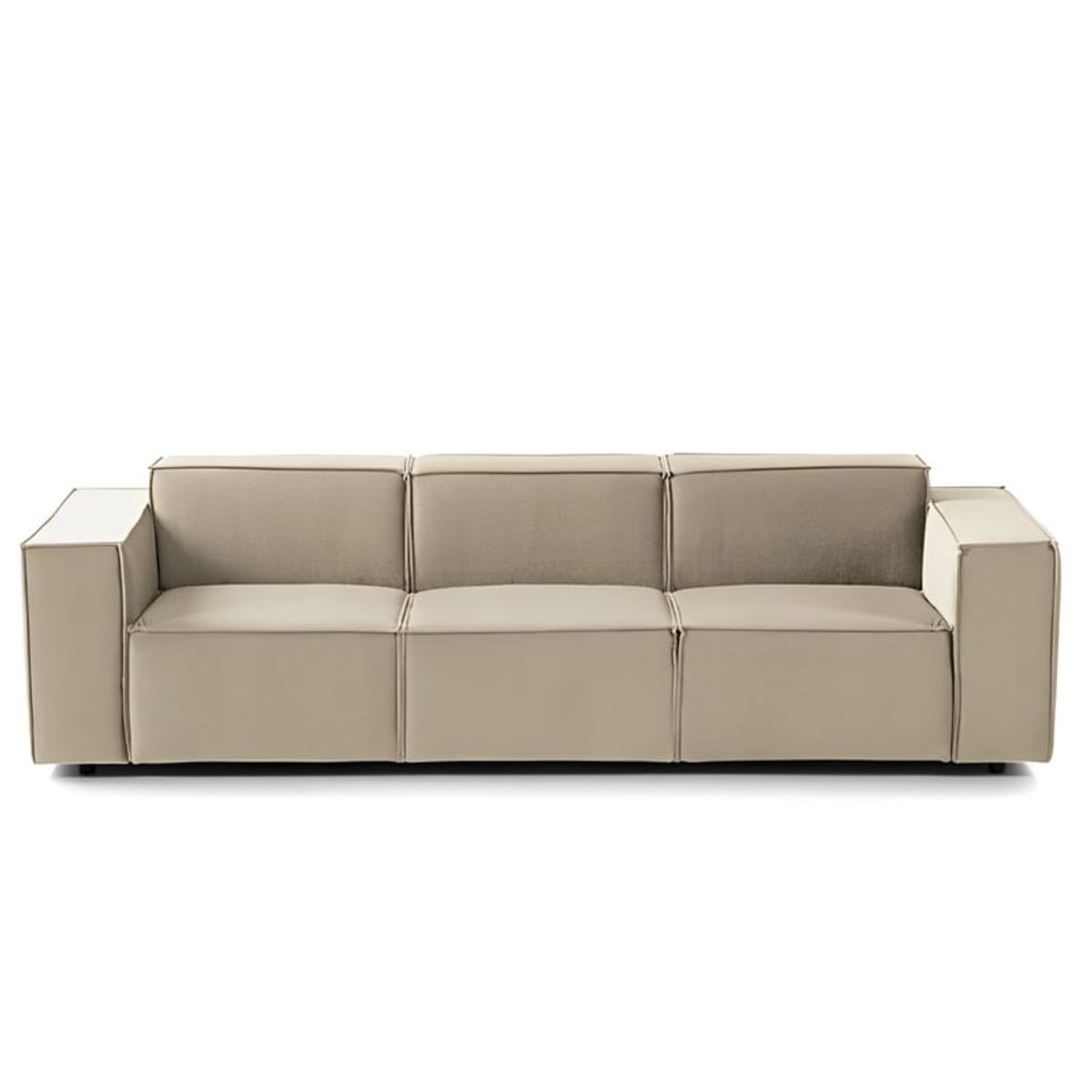 GENERICO - SECCIONAL MIA 3 CURPOS + 1 BANQUETA - BEIGE