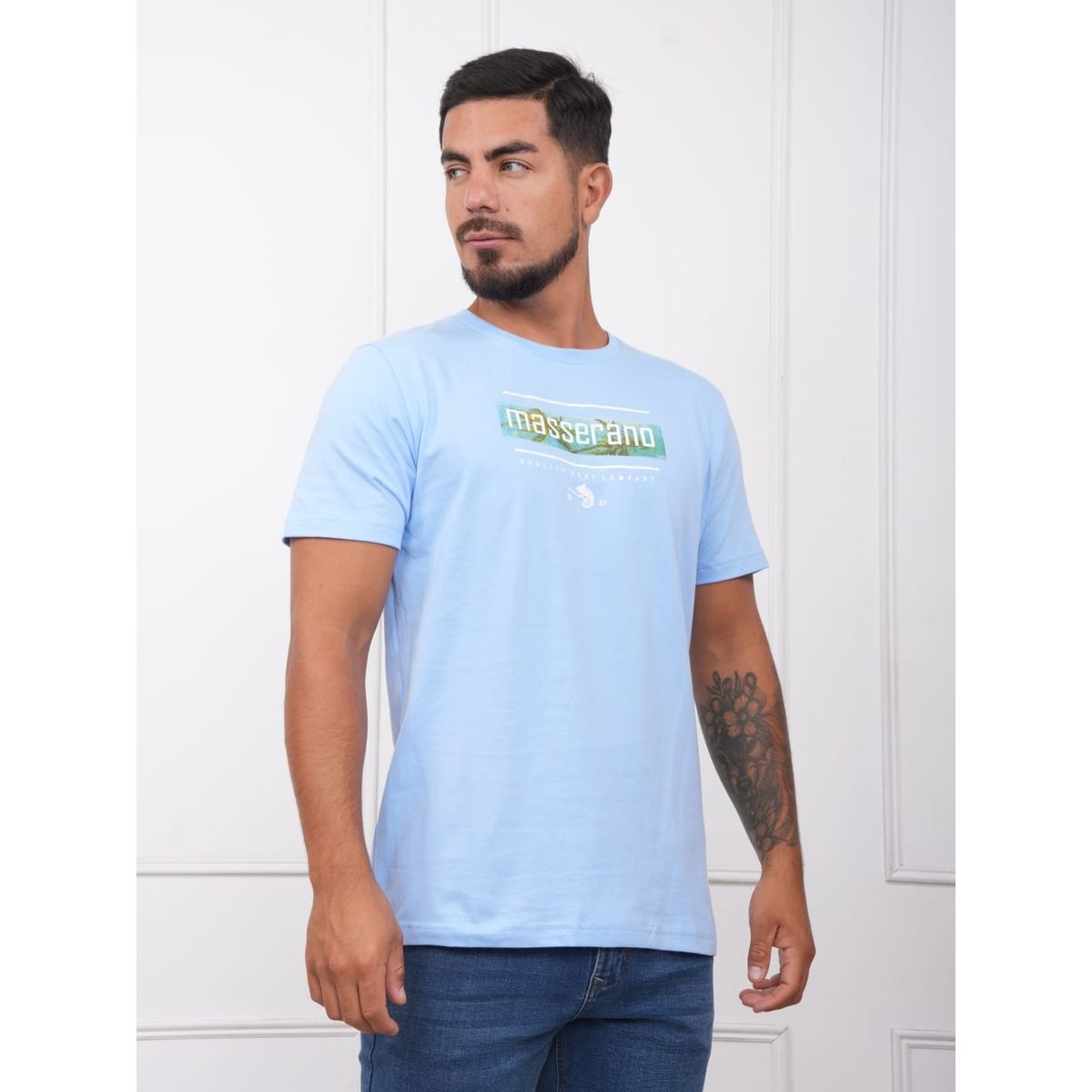 MASSERANO - POLOS JERSEY  CUELLO REDONDO  MASSERANO