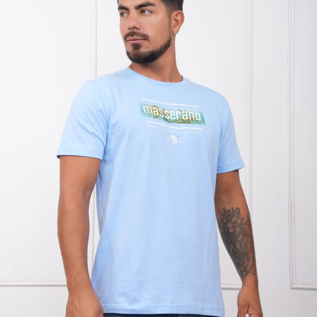 MASSERANO - POLOS JERSEY  CUELLO REDONDO  MASSERANO