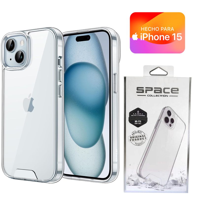 SPACE - Case Space Para Iphone 15  Transparente