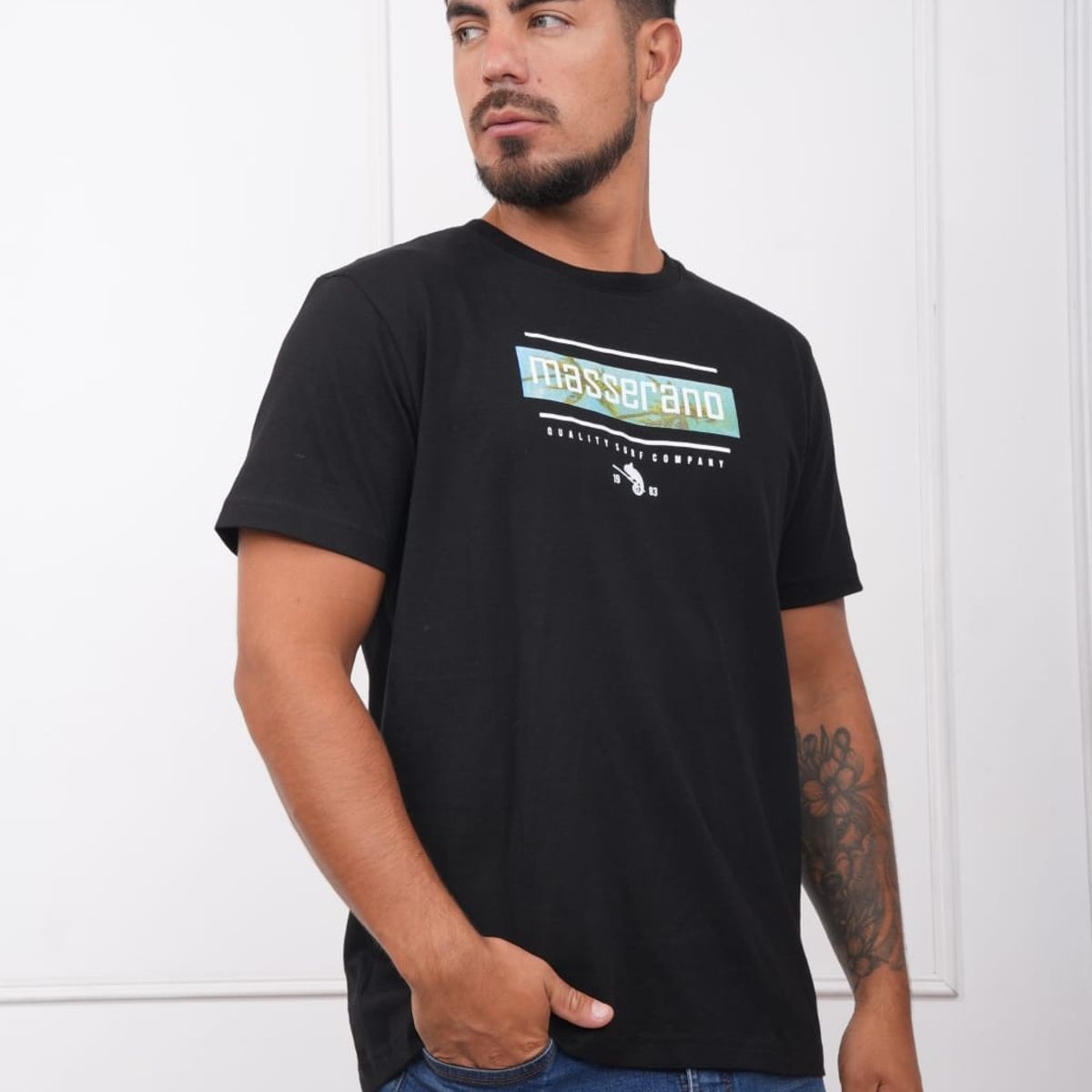 MASSERANO - POLOS JERSEY  CUELLO REDONDO  MASSERANO