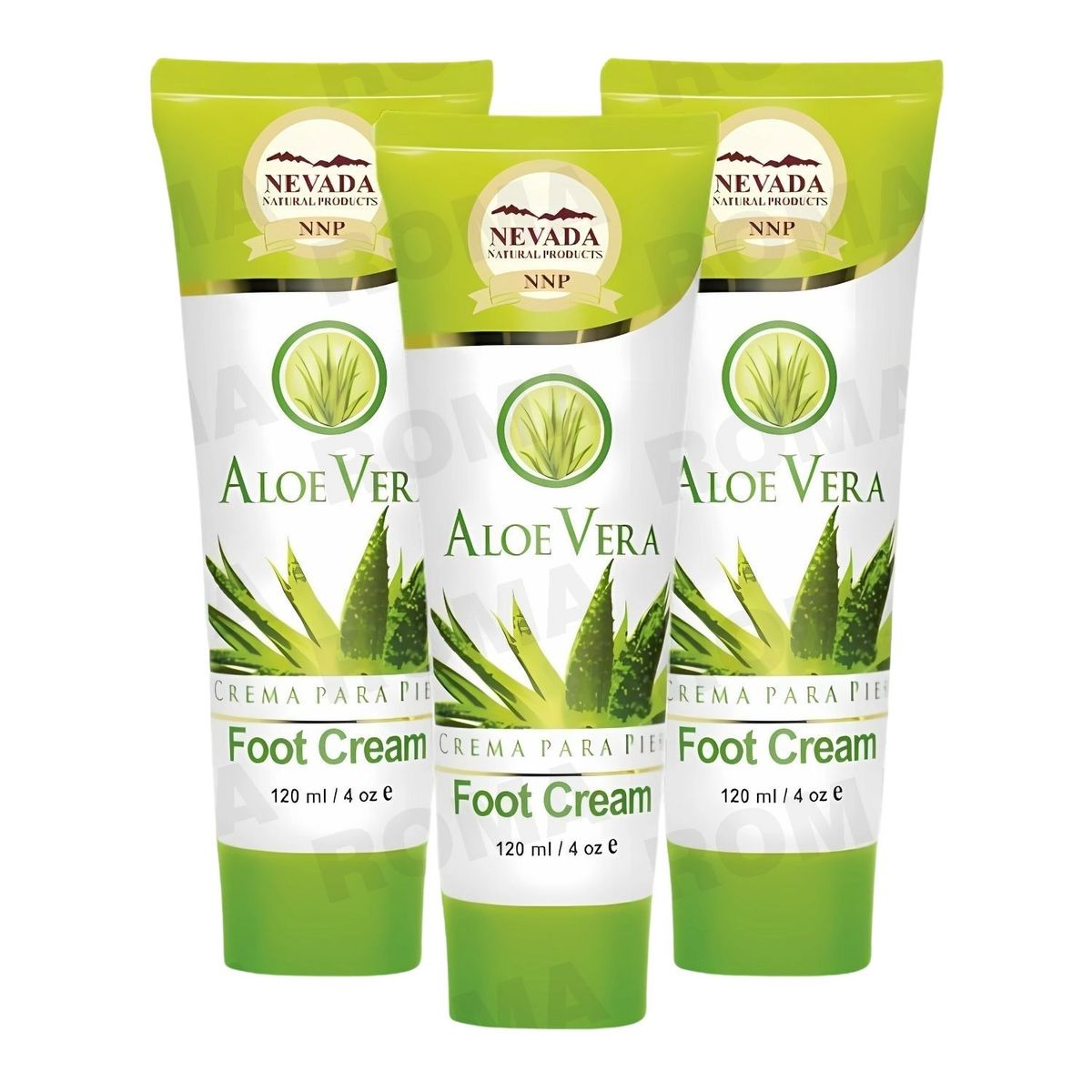 NEVADA NATURAL PRODUCTS - PACK 3 CREMA DE ALOE VERA PARA PIES 120ML NEVADA