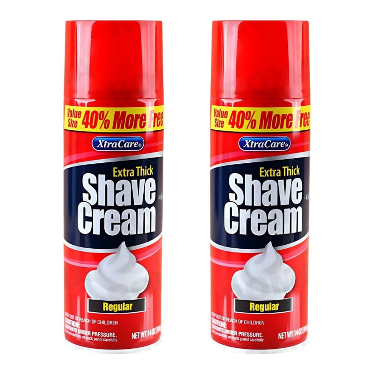 GENERICO - PACK 2 ESPUMA DE AFEITAR XTRACARE - REGULAR 396ML XTRACARE