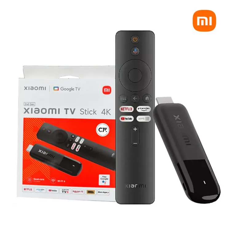 XIAOMI - TV Stick Xiaomi 4K 2nd Gen WIFI 6 2GB RAM /8GB ROM