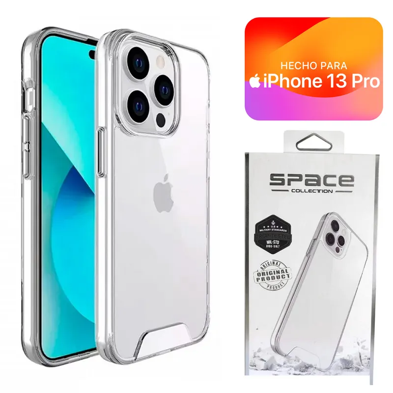 SPACE - Case Space Para Iphone 13 Pro  Transparente