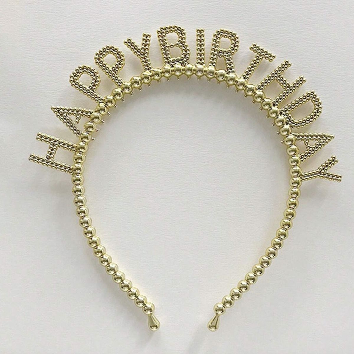 GENERICO - VINCHA CORONA DE NIÑA HAPPY BIRTHDAY