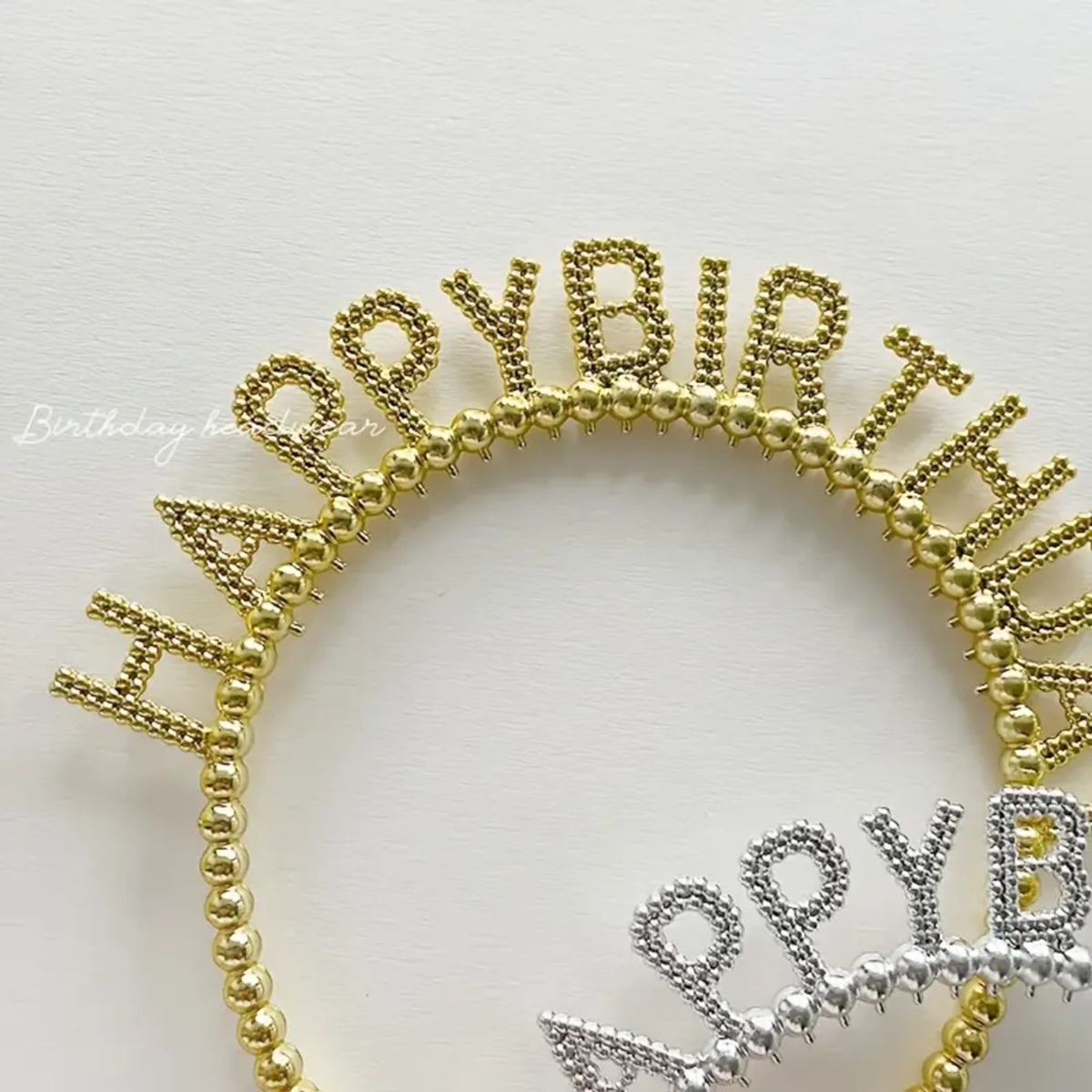 GENERICO - VINCHA CORONA DE NIÑA HAPPY BIRTHDAY