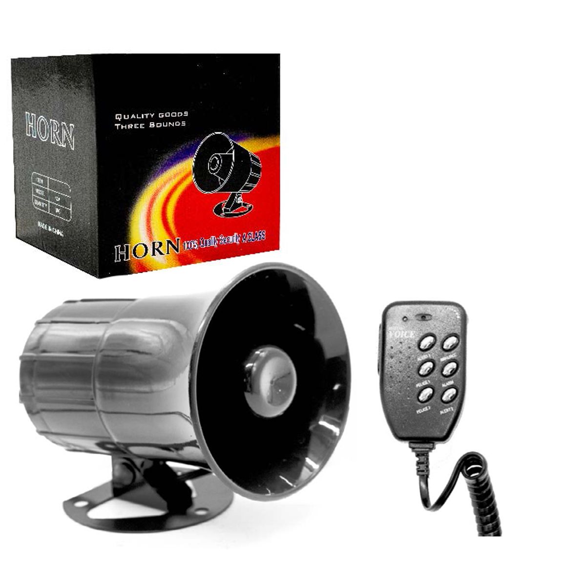 GENERICO - Sirena de Alarma para Auto 12V 100W