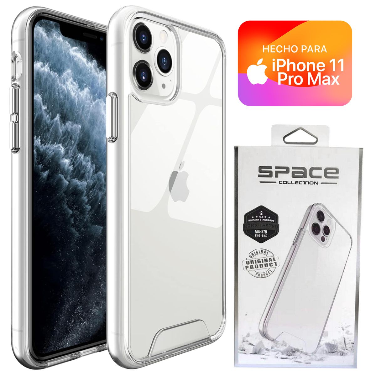 SPACE - Case Space Para Iphone 11 Pro Max  Transparente