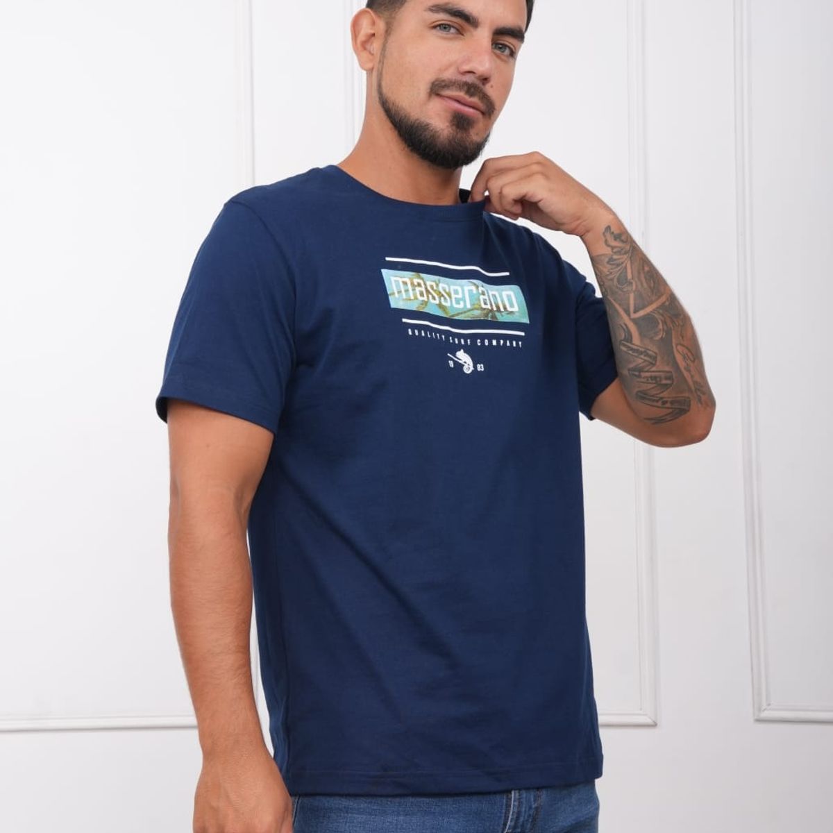 MASSERANO - POLOS JERSEY  CUELLO REDONDO  MASSERANO