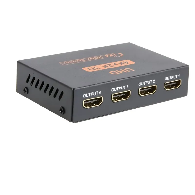 SEISA - Multiplicador Splitter Hdmi 1x4 1 Entrada 4 Salidas 3d Hd 4k