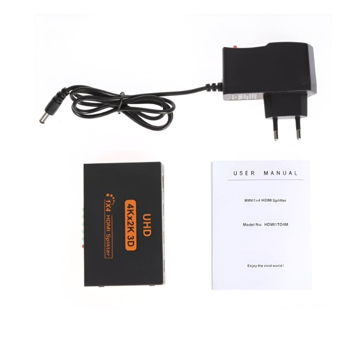 SEISA - Multiplicador Splitter Hdmi 1x4 1 Entrada 4 Salidas 3d Hd 4k