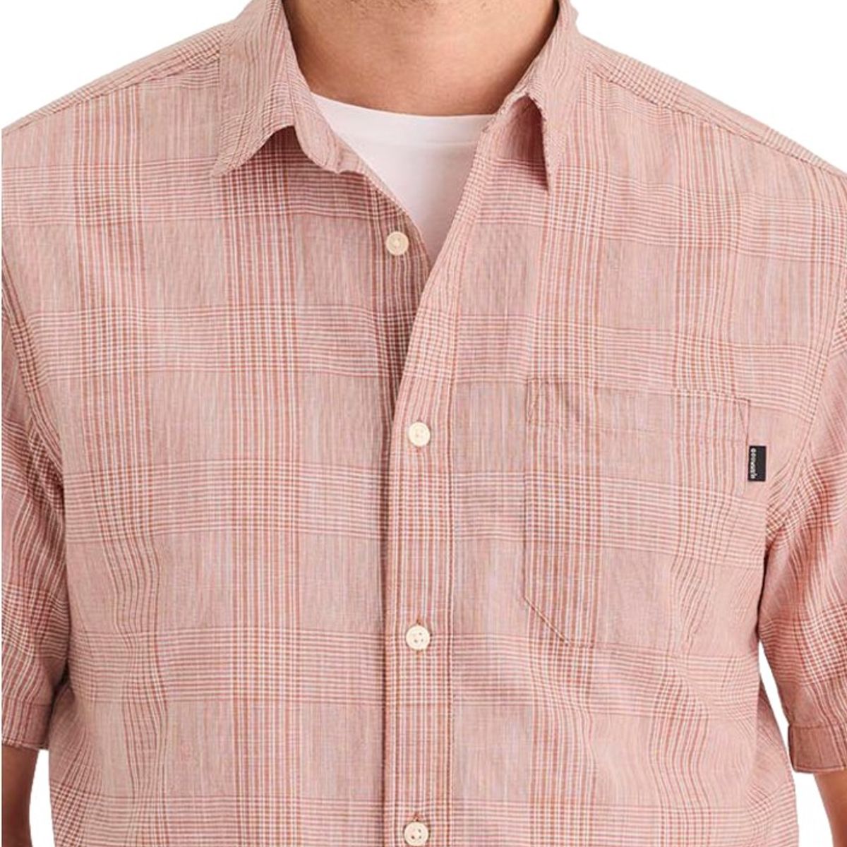 DOCKERS - Camisa Hombre Ultimate SS Regular Fit Rojo Dockers