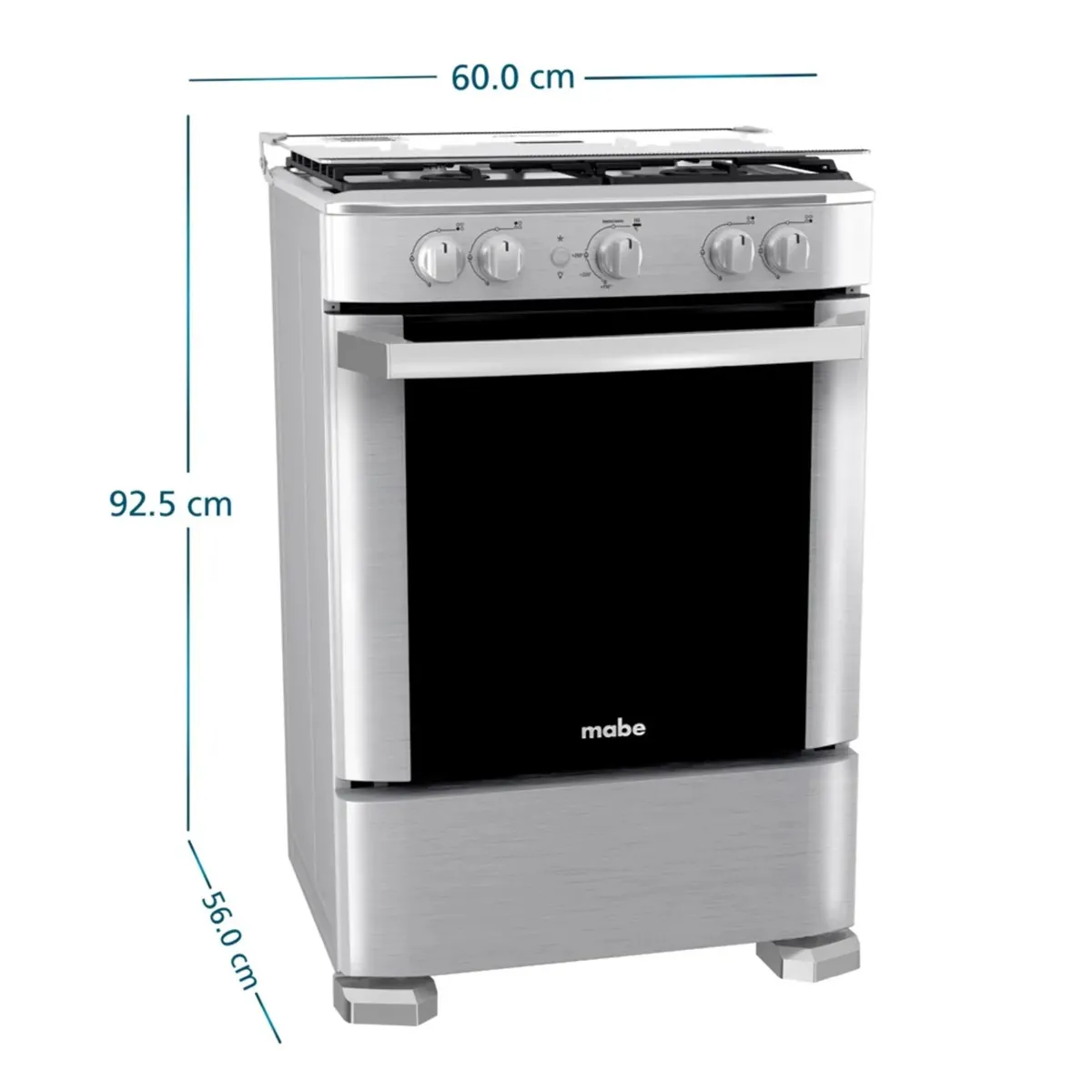 MABE - COCINA DE PISO 60 CM INOX MABE - CMP6035FX1