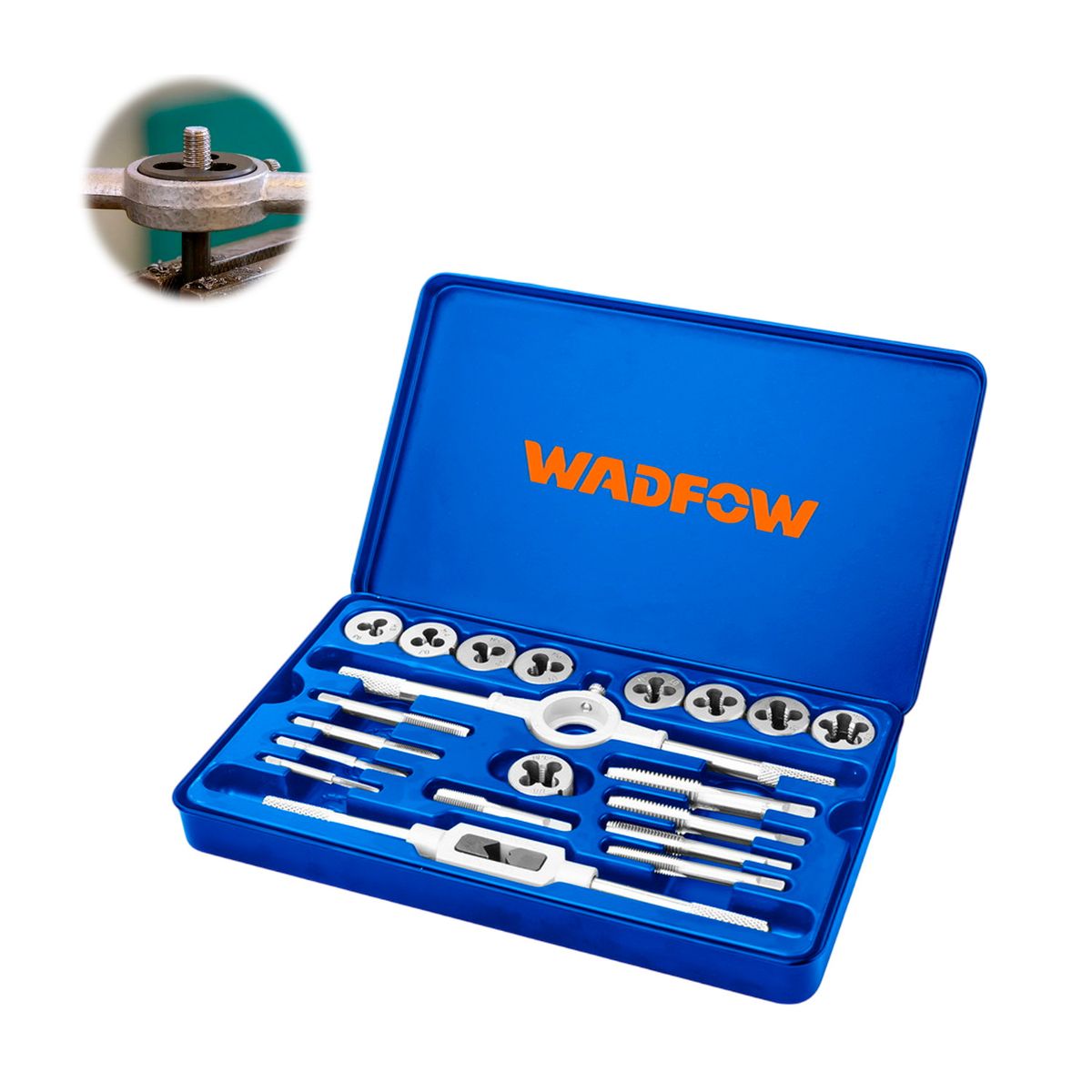 GENERICO - Set De Machos Y Terrajas 20 Piezas M3-m12 Wadfow - Waj1l02