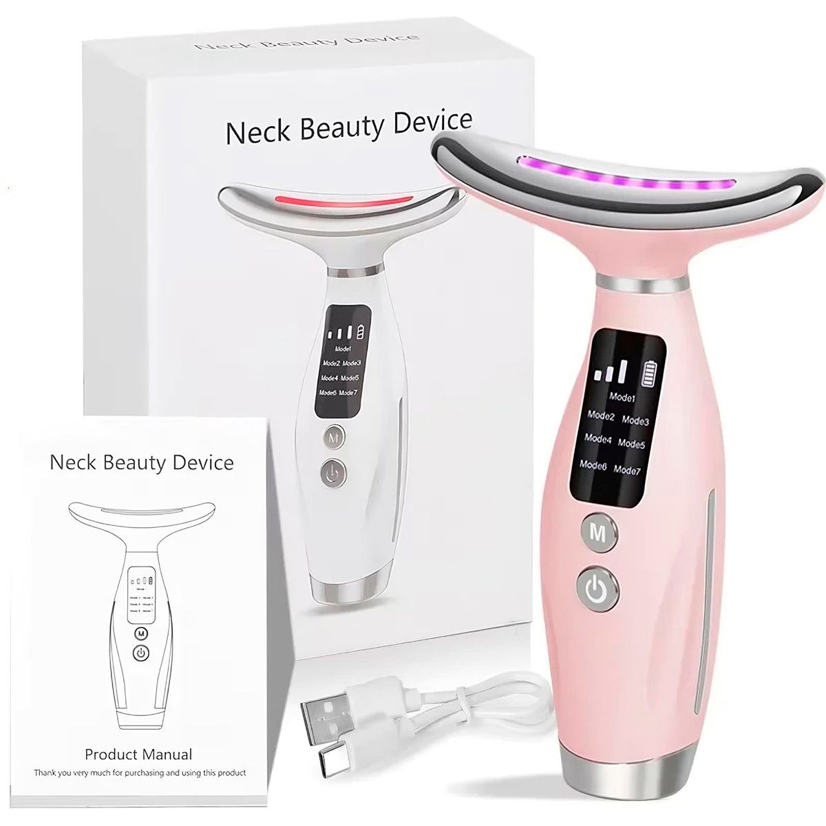 GENERICO - Dispositivo Facial terapia de fotones LED de 7 colores