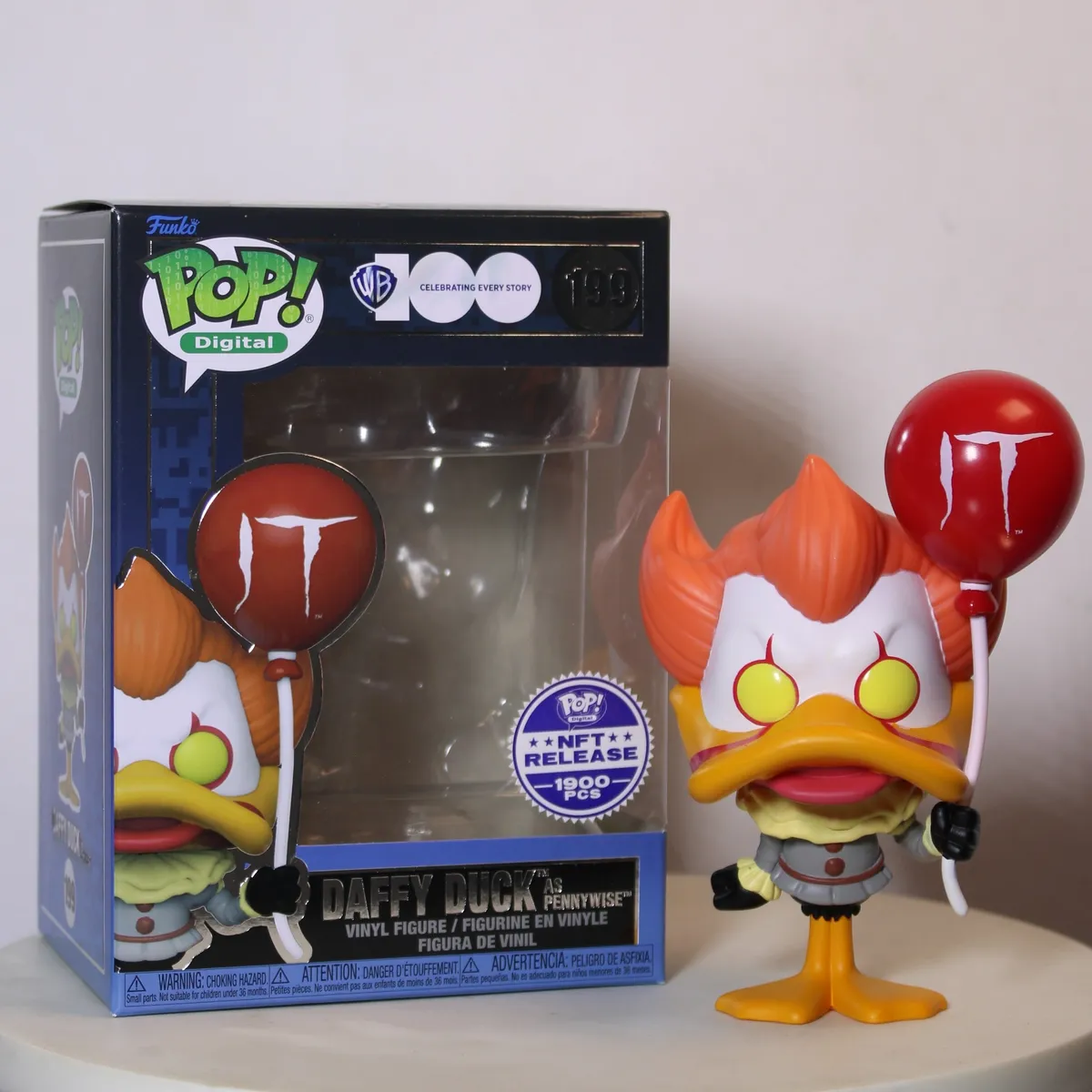 FUNKO - PATO LUCAS DAFFY PENNYWISE WB IT LOONEY TUNES #199 1900 PZAS